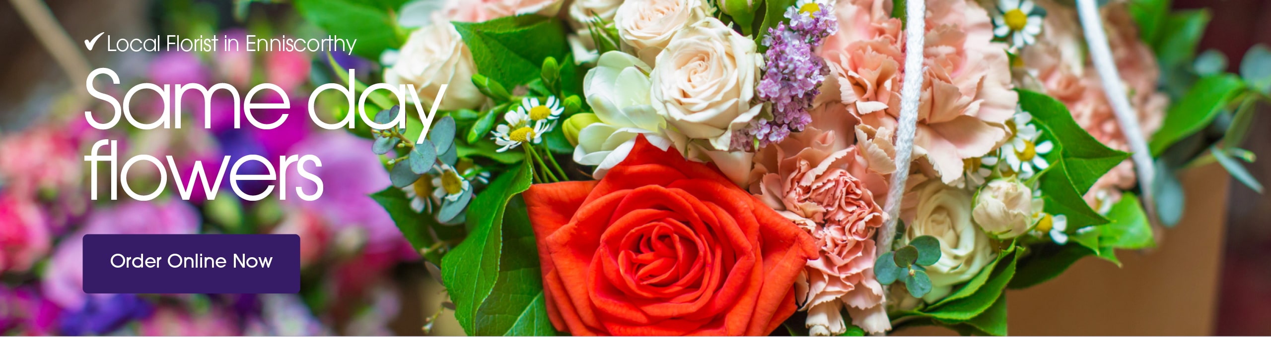 Seasonal bouquets from Butterfly in Enniscorthy offering same-day delivery