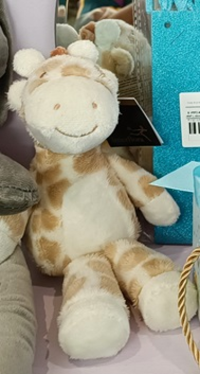 Plush Giraffe rattle - Plush Giraffe rattle