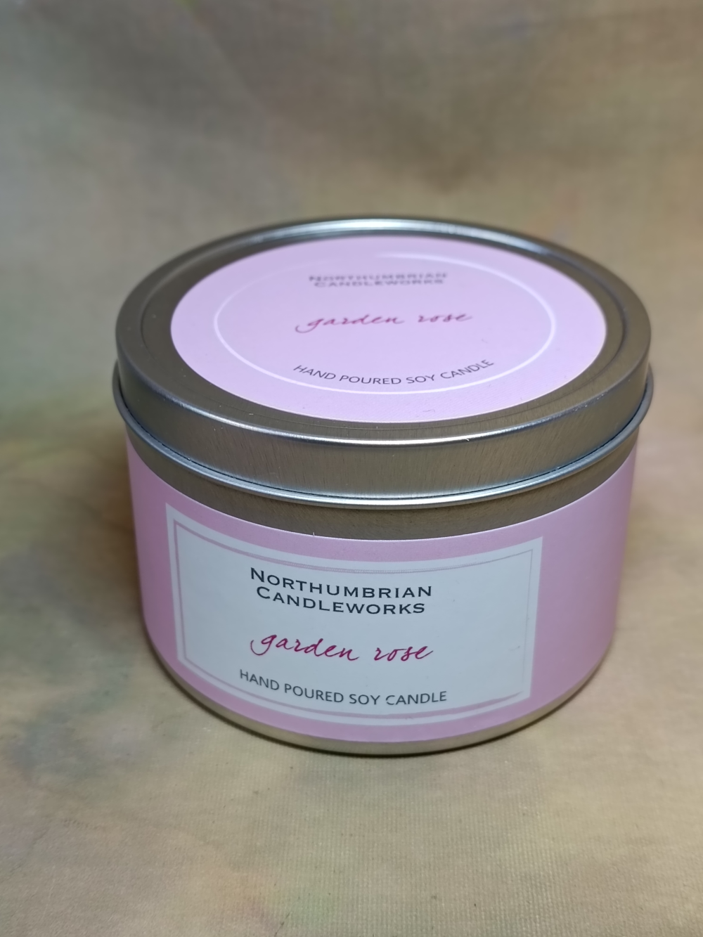 Soy candle ,garden rose.